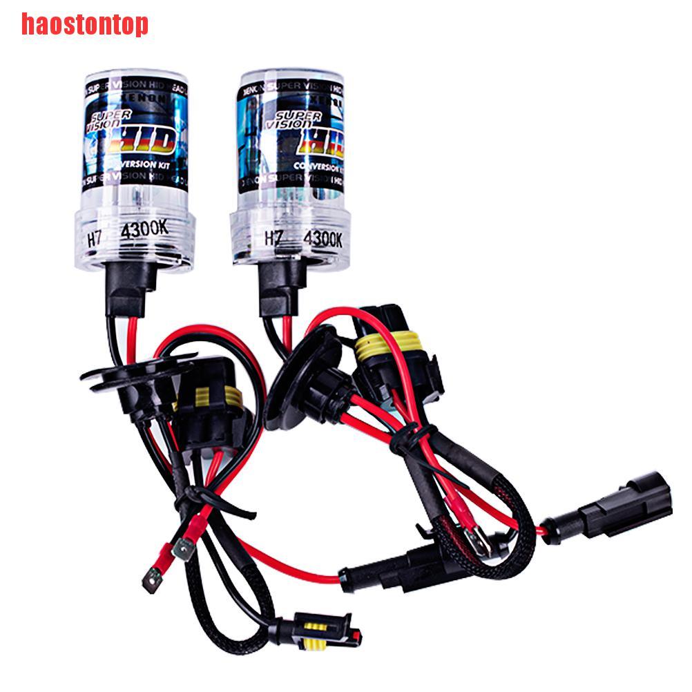 Set 2 Bóng Đèn Xenon Hid 35w 4300k 6000k H1 H7 9005 Chuyên Dụng