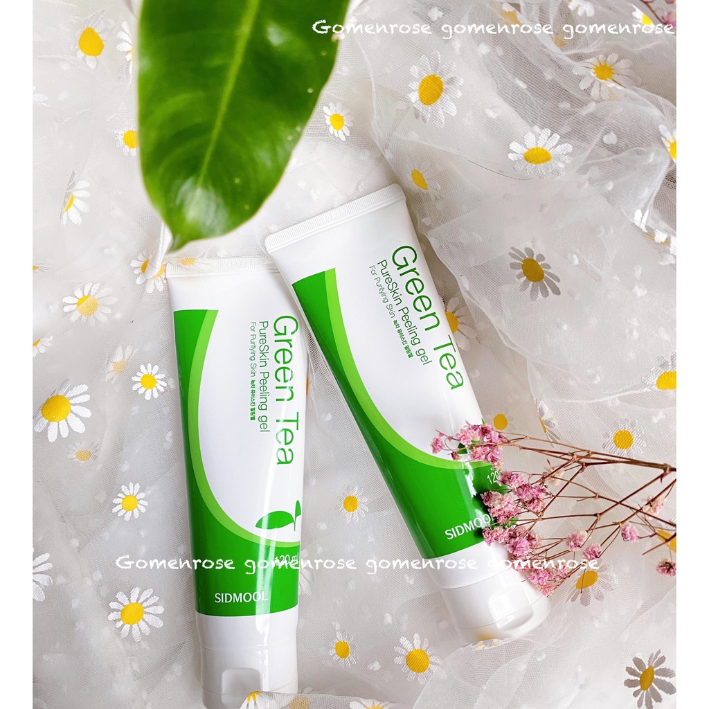 Tẩy tế bào chết Sidmool Green Tea Pureskin Peeling Gel 120ml bán chạy nhất Hàn Quốc (đủ bill)