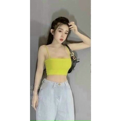 ÁO THUN 2 DÂY SỢI BÚN NHIỀU MÀU HOTTREND MS55661 (i1-5)