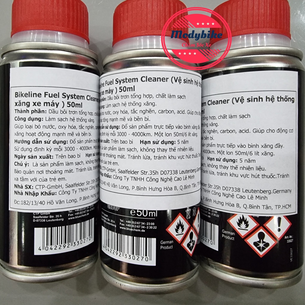 Combo 3 Chai Bluechem Chai Súc động cơ, Vệ sinh hệ thống xăng và Nano Bảo Vệ Động Cơ BLUECHEM