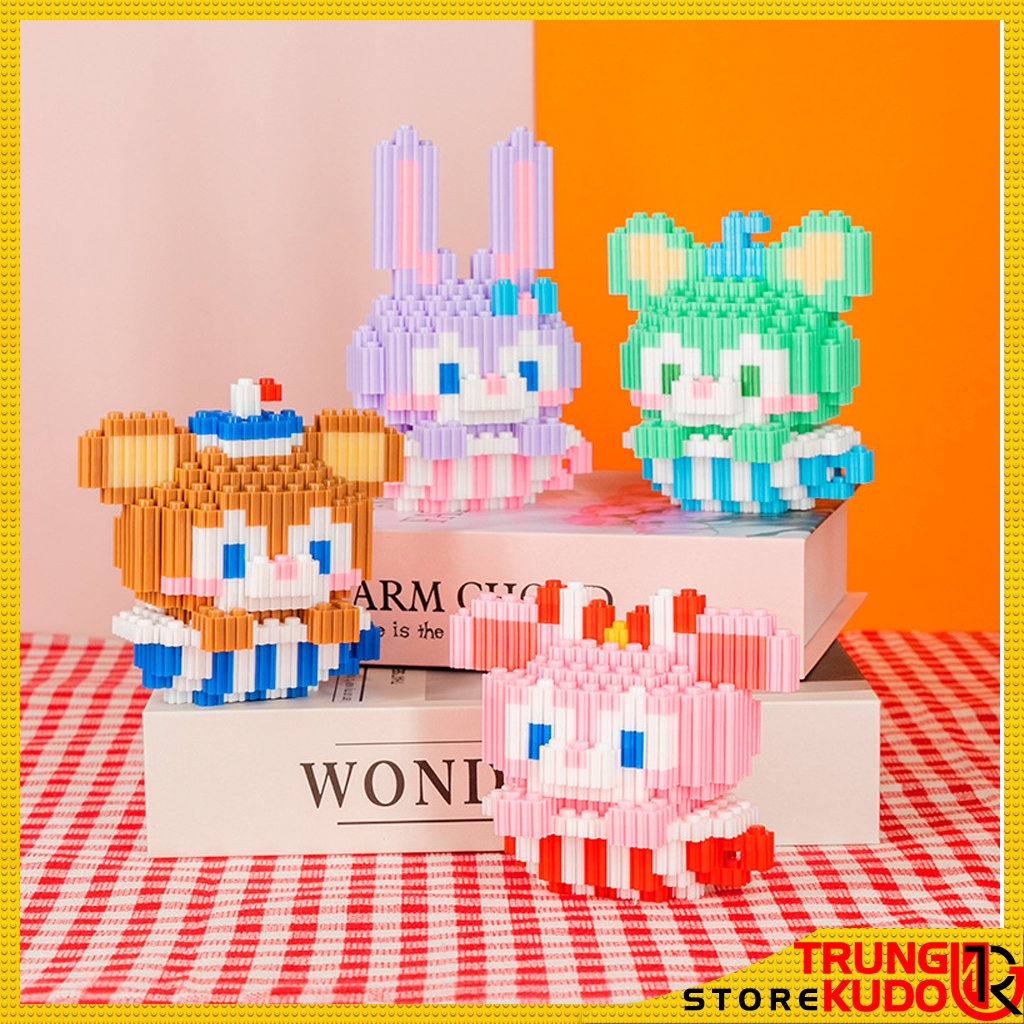 Mô hình hoạt hình ngồi cốc các nhân vật Doremon, Stella Lou, Cinamoroll, Stitch làm quà tặng bạn bè, đồ decor