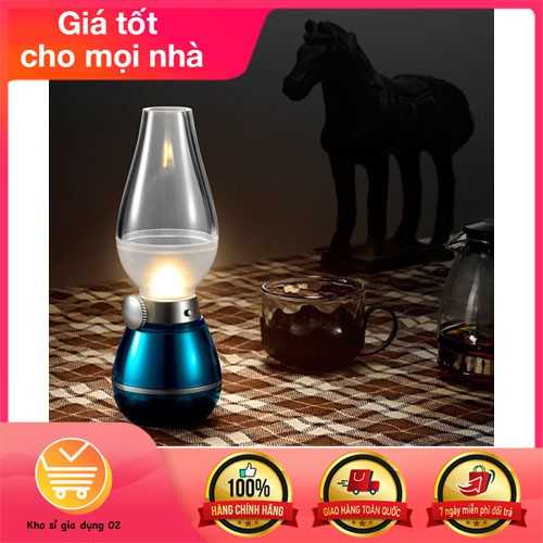 Đèn Dầu Cảm Ứng Thổi Bật Tắt Sạc Điện, Đèn Led thông minh cảm ứng, phù hợp trang trí, thờ cúng độc lạ
