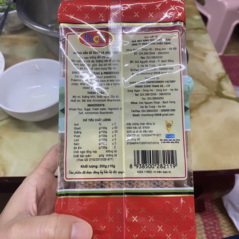 Bánh Sampa lady finger (đế bánh tiramisu) 200g