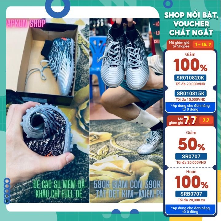 GIÀY ĐÁ BÓNG HỖ TRỢ KHÓA CỔ CHÂN