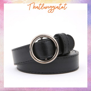 Thắt lưng nữ tròn luồng mặt chì 2.3cm TL057