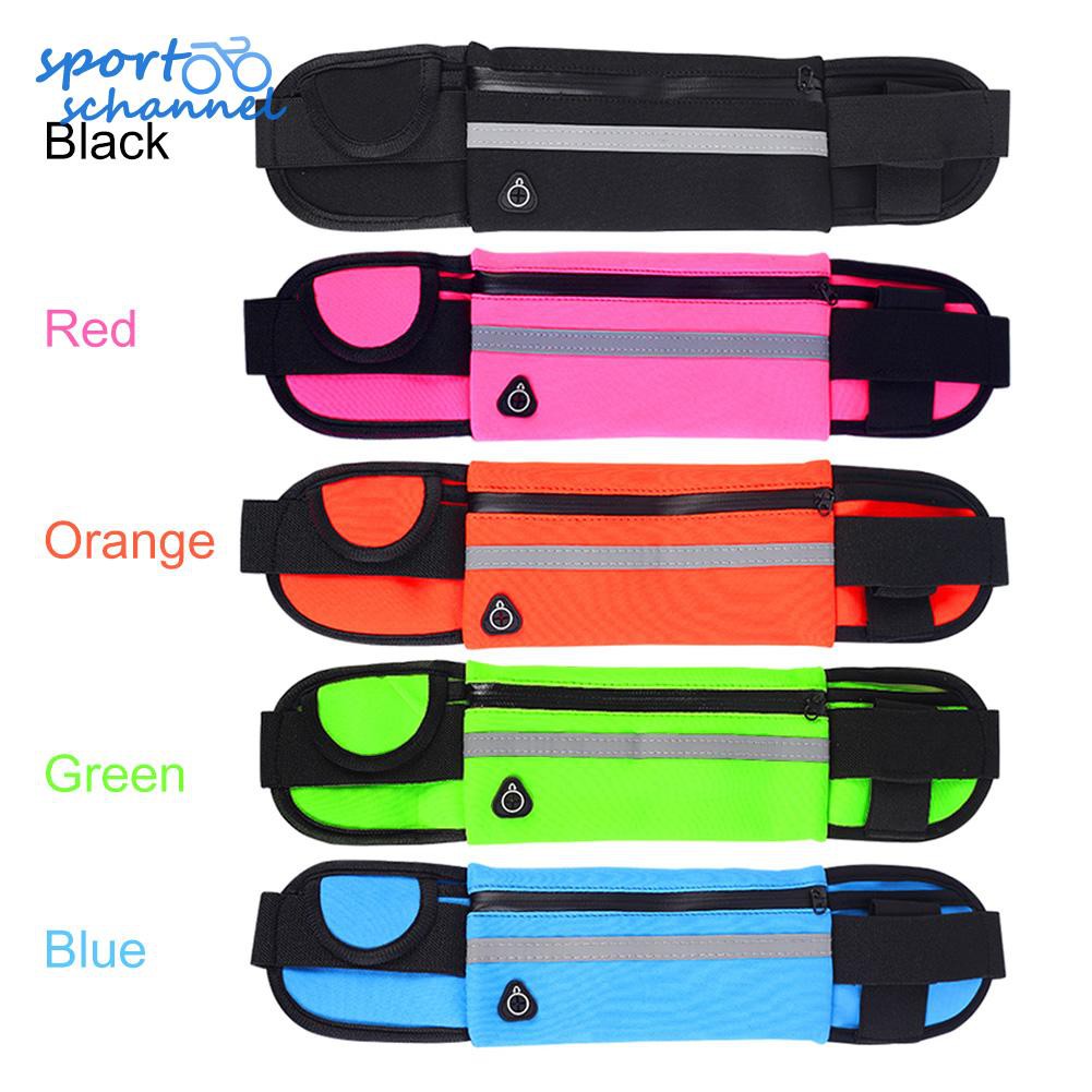 COD❤Jogging Cycling Running Waist Belt Bags Gym Sports Belt Pouch for Women Men