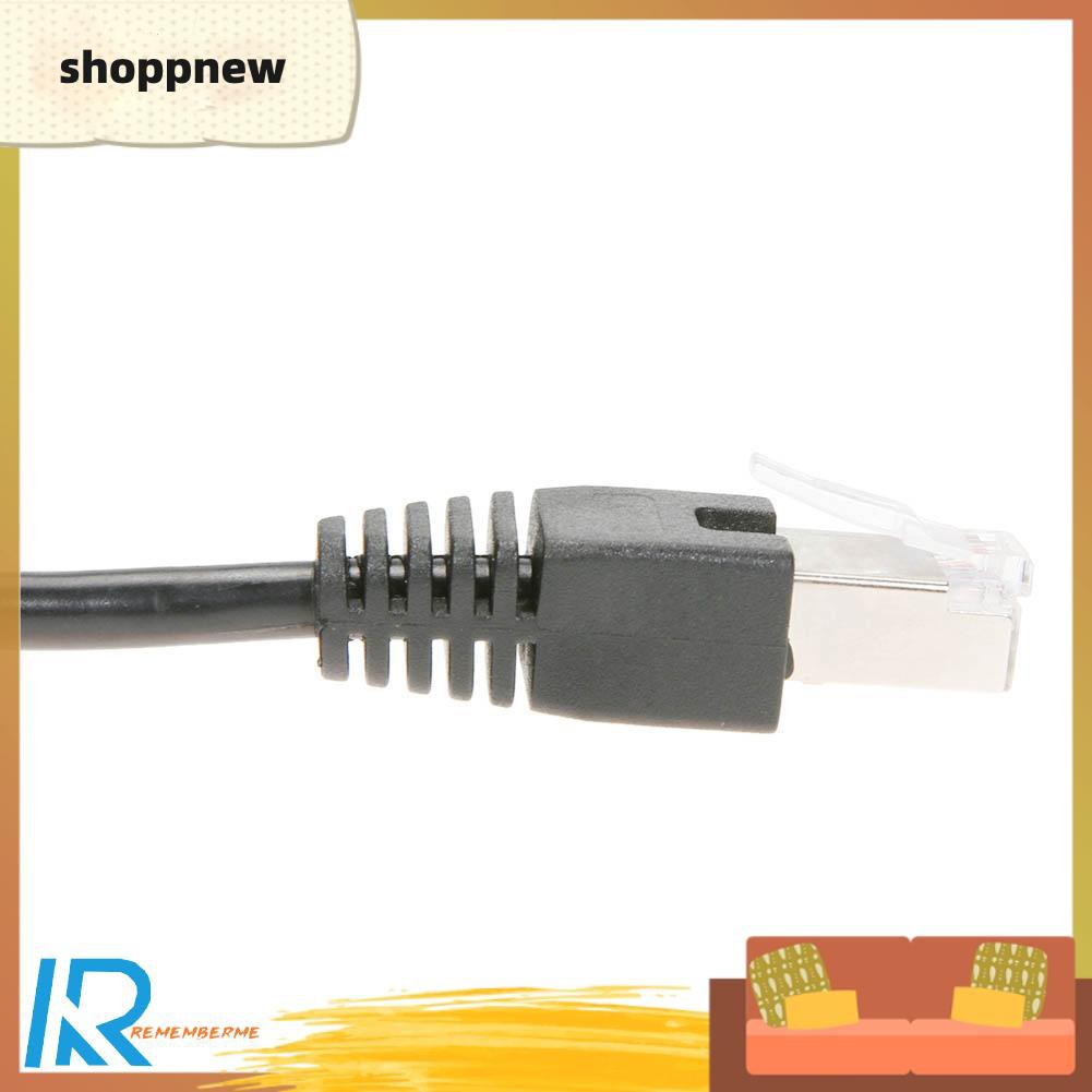 Dây Cáp Chia Cổng Mạng Rj45 Male Sang 2 Female Đen | BigBuy360 - bigbuy360.vn