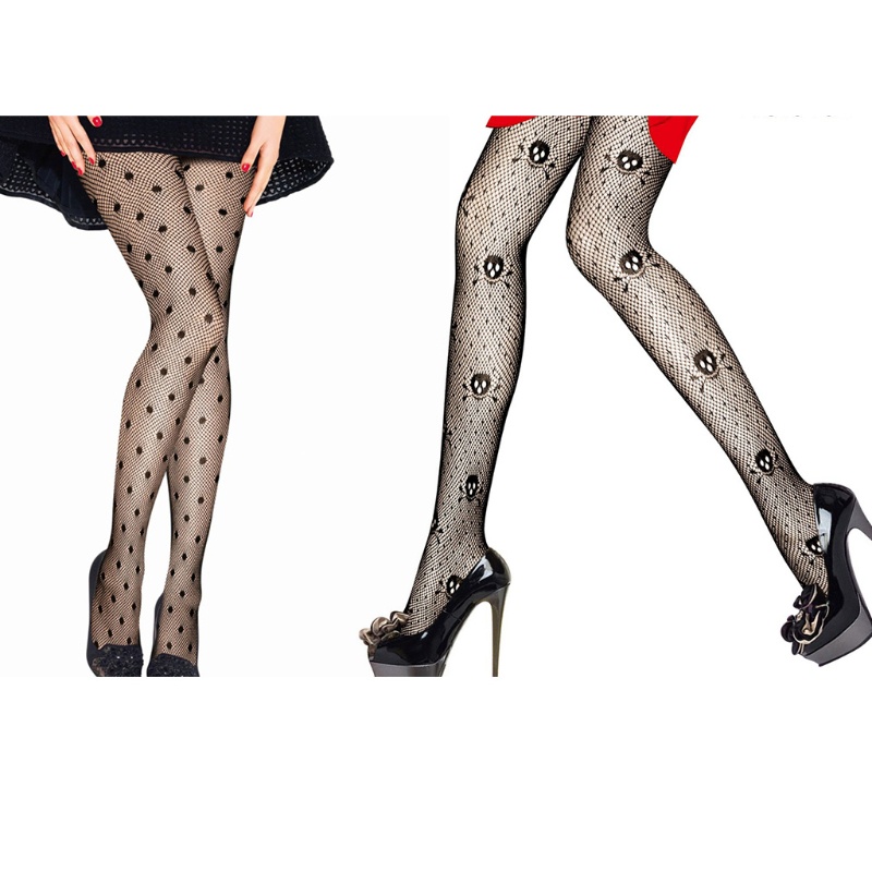 XIXI Quần Tất Lưới Co Giãn Lưng Cao 7 Kiểu Quyến Rũ Cho Nữ