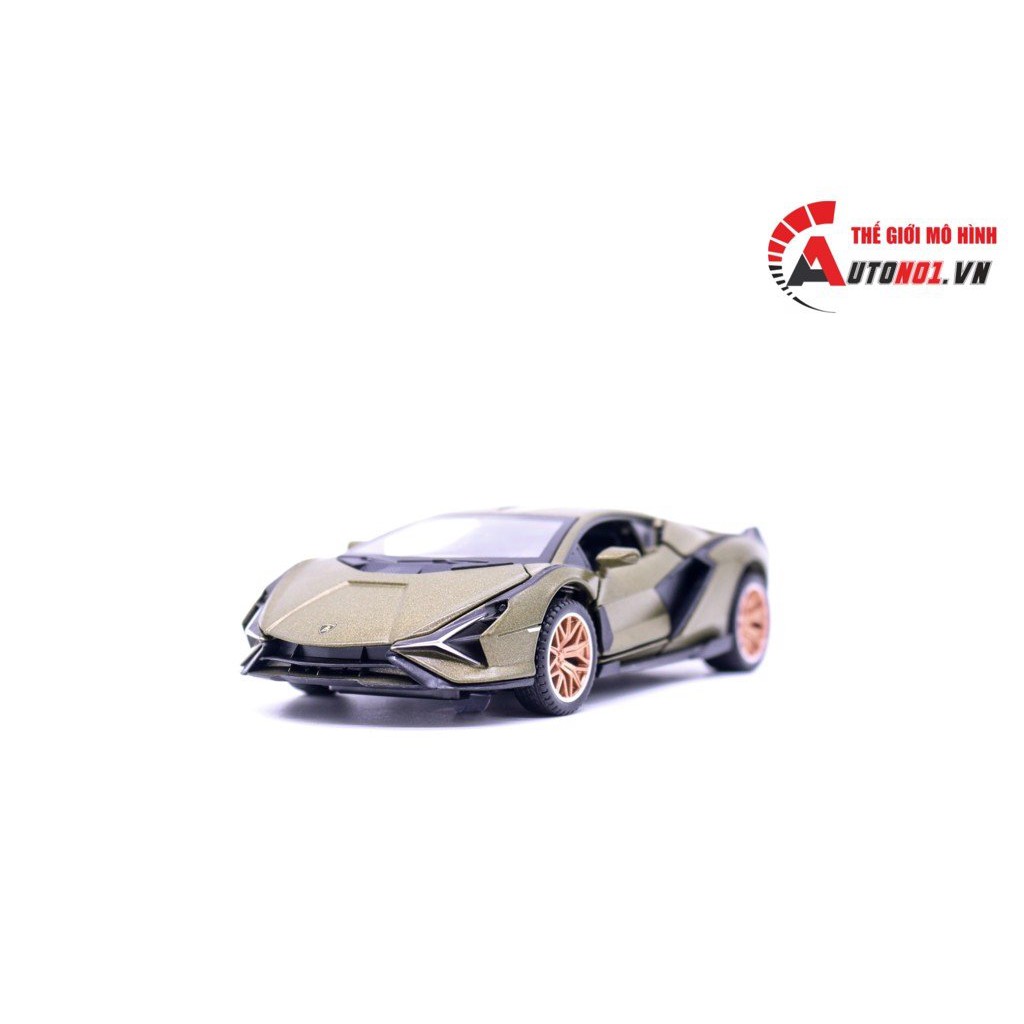 MÔ HÌNH XE LAMBORGHINI SIAN FKP GREEN 1:32 DOUBLE HORSES 6921