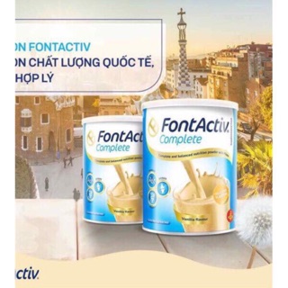 FontActiv Complete (Tây Ban Nha)(sữa bột cho người ốm cần phục hồi, mắc chứng chán ăn mệt mỏi, cần bổ sung dinh dưỡng)