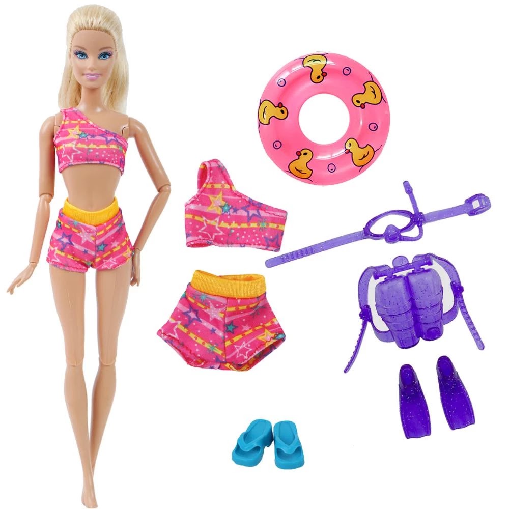 Phụ kiện bơi lội cho búp bê Barbie (bán lẻ)