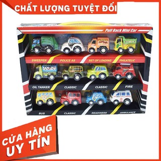 Set 12 ô tô mini cho bé