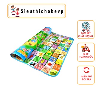 Thảm xốp- thảm chơi cho bé Maboshi 2 mặt không thấm nước