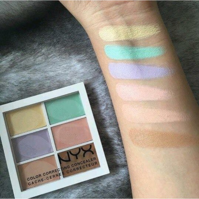 Bảng Che khuyết điểm NYX 6 Ô