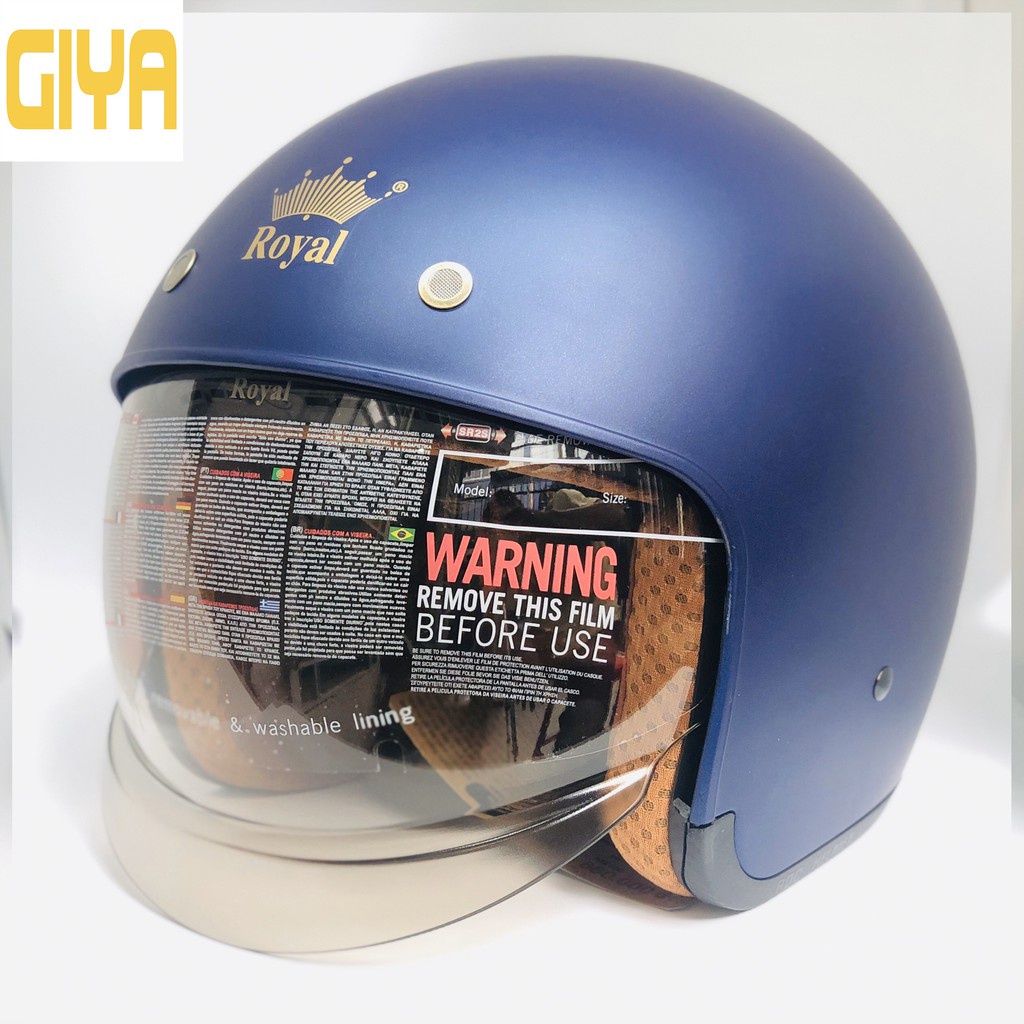 MŨ BẢO HIỂM TRÙM ĐẦU CHÍNH HÃNG ROYAL M139