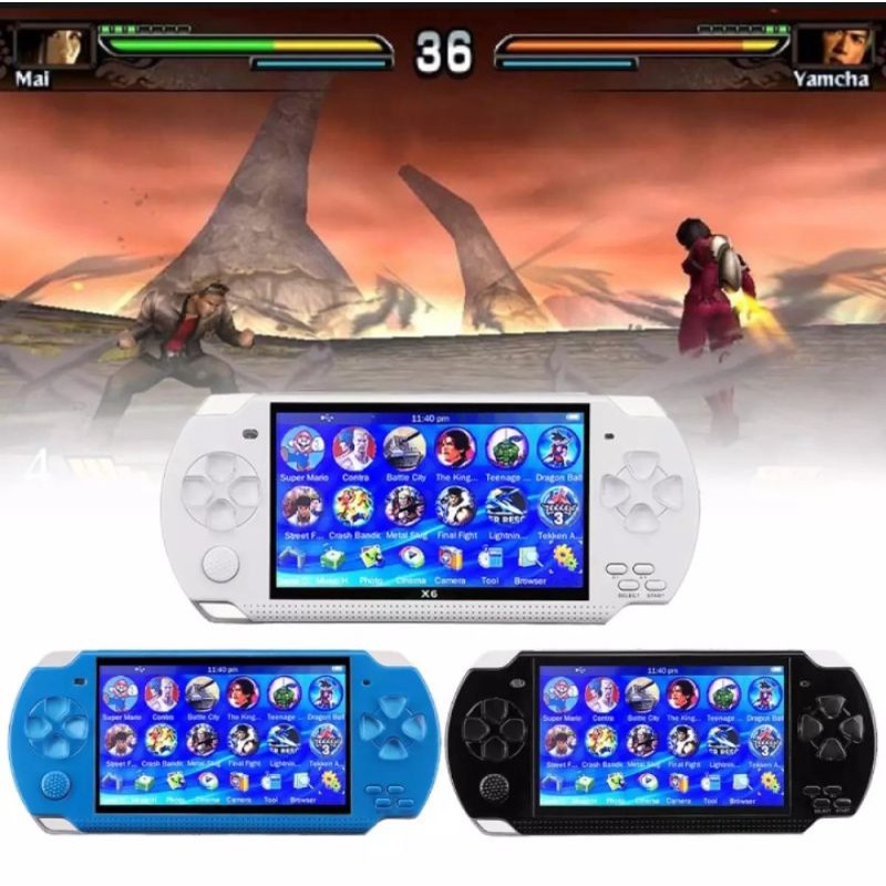 Máy chơi game tích hợp hơn 1000 trò 32Bit 4.3" 8 GB Di động video chơi game