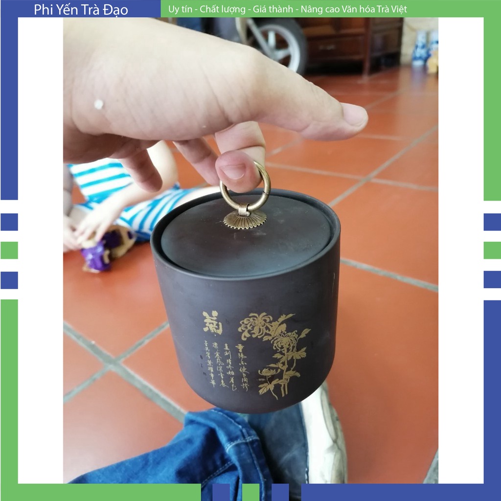Hũ đựng trà tử sa·