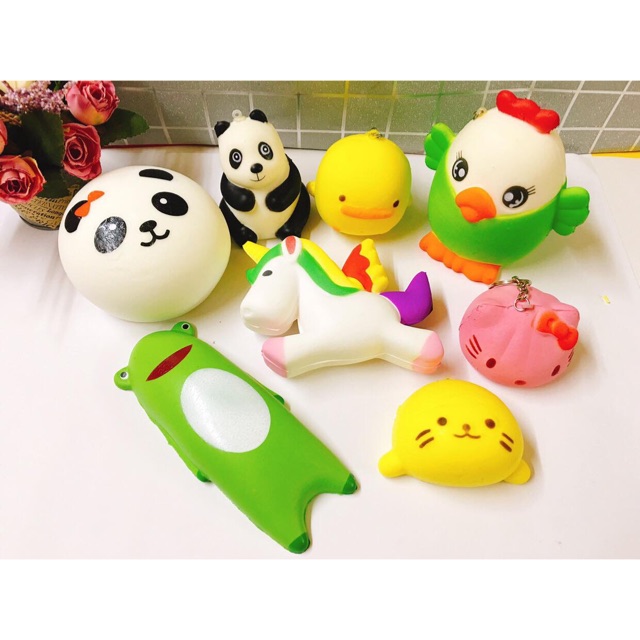 Combo Squishy các loại thú 230k/8 con