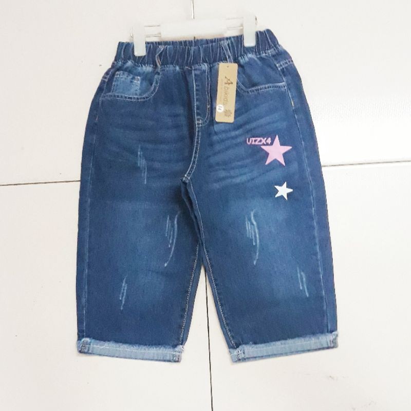 (mới về) Quần lửng jeans cho bé gái 24-53kg