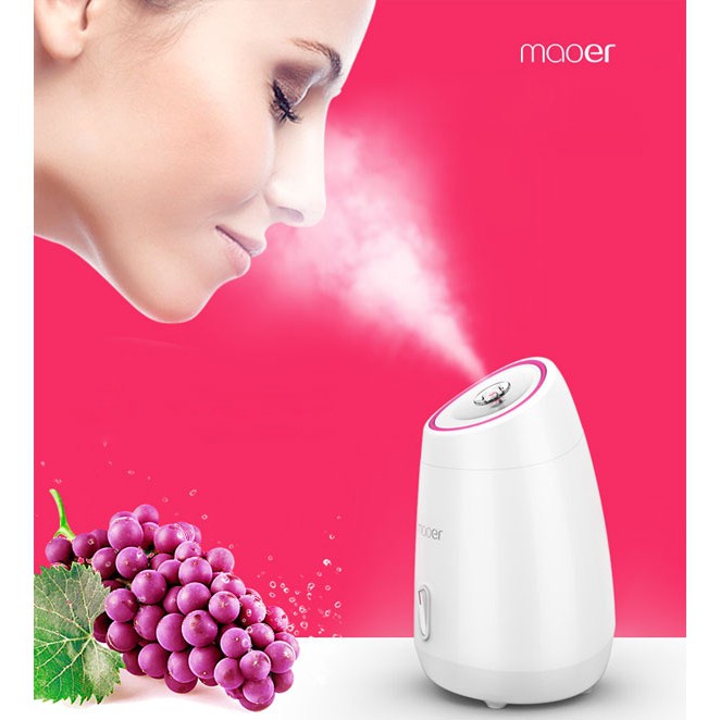 Máy xông hơi da mặt hoa quả thảo dược Maoer 2in1