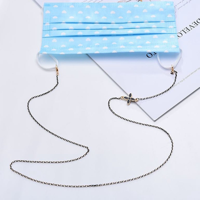 Phụ Kiện Giá Đỡ Dây Đeo Mắt Kính Đính Ngọc Trai Độc Đáo