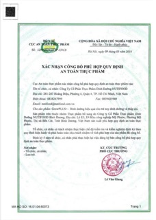 Sữa bột Growplus đỏ 1,5kg NutiFood