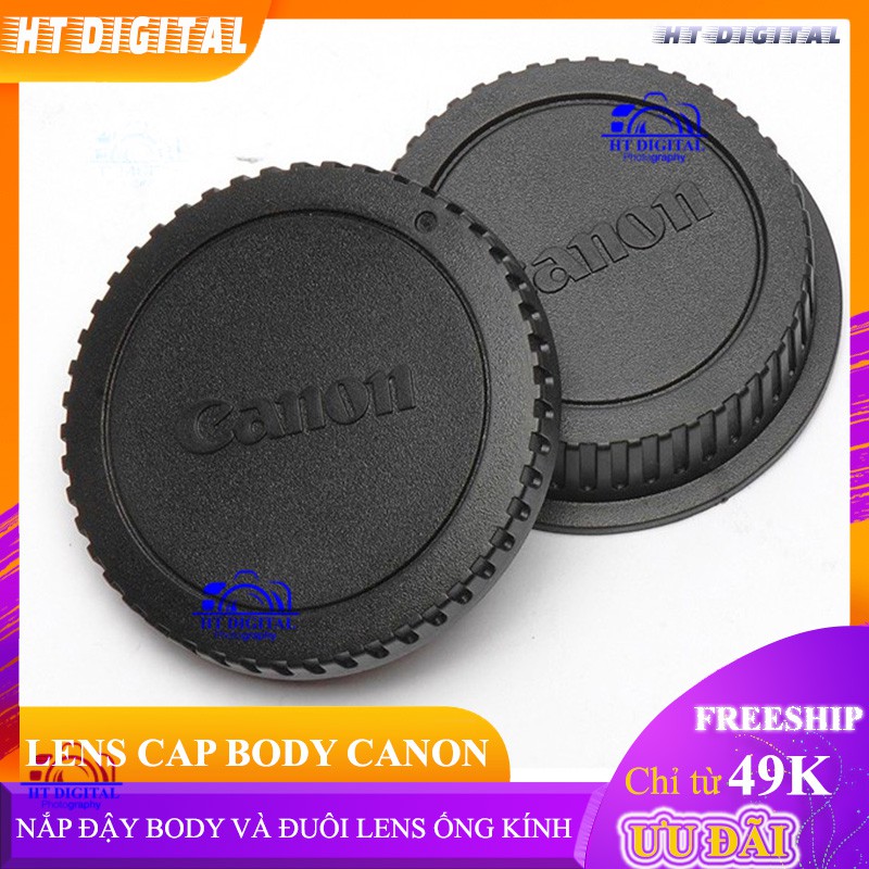 Nắp Cáp Đậy Body Cho Canon DSLR và Cáp Đuôi Lens Ống Kính Cho Canon