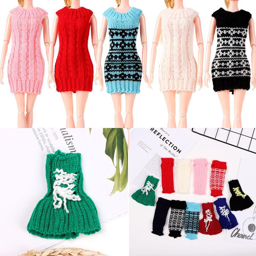 Áo Thun Trễ Vai Họa Tiết Cầu Vồng Xinh Xắn Cho Búp Bê