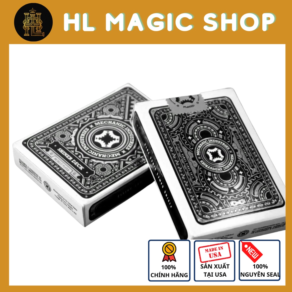 Bộ bài tây, bài ảo thuật Mechanic Shiner Playing Cards - Bài Mỹ - Bài Chính Hãng