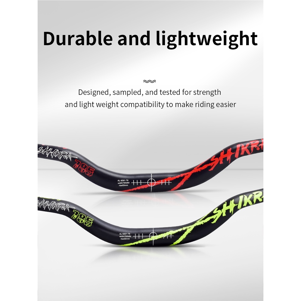 Tay Cầm Lái 31.8*780mm Bằng Hợp Kim Nhôm Cho Xe Đạp Leo Núi