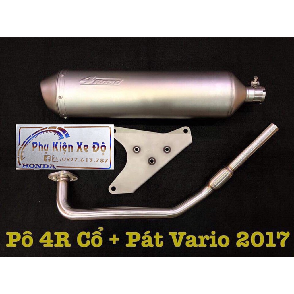 Pô 4R Xe vario 2017, vario 2018, SH ý cao cấp