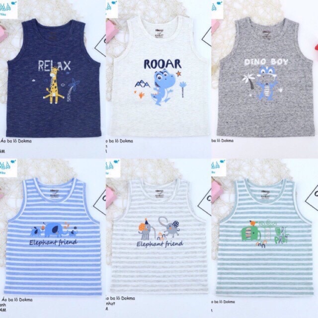 { Hàng sẵn} Áo ba lỗ be trai dokama 2020