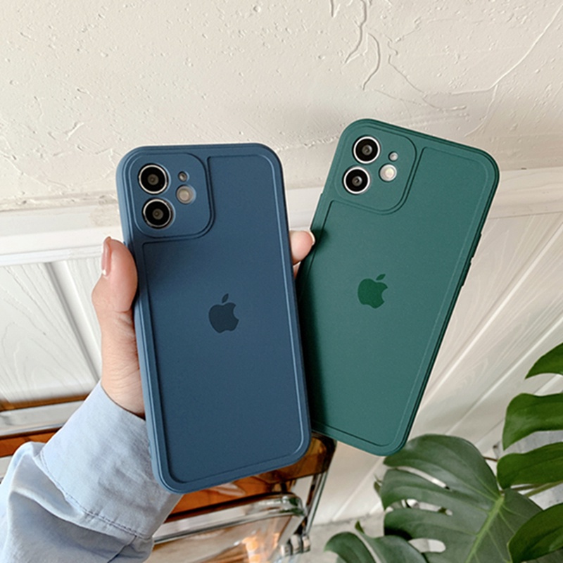 Ốp điện thoại nhám màu trắng và đen cho iPhone 12 Pro Max 11 Pro Max X Xr Xs Max Xr 8 7 Plus