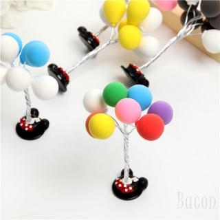 Mô hình chùm bong bóng bằng đất sét đáng yêu trang trí xe hơi