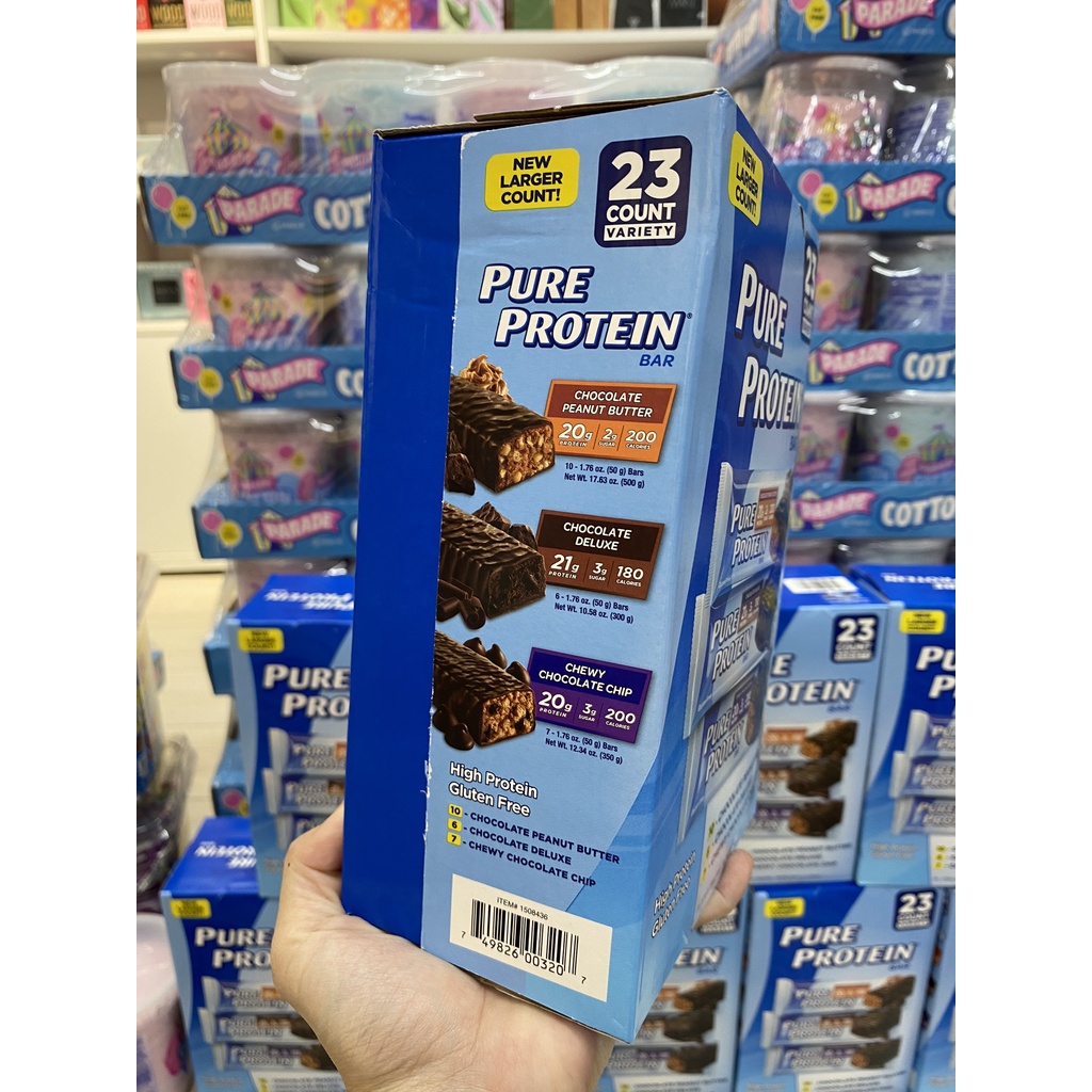 BÁNH SOCOLA PURE PROTEIN BAR CUNG CẤP PROTEIN 1.15g  _ NHẬP MỸ 🗽✈️