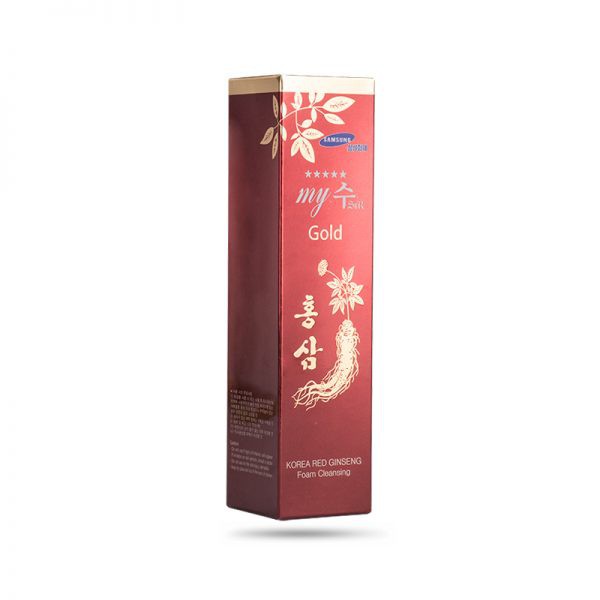 Sữa rửa mặt hồng sâm đỏ My Gold Korea Red Ginseng Foam Cleanser 130ml [Chính Hãng]