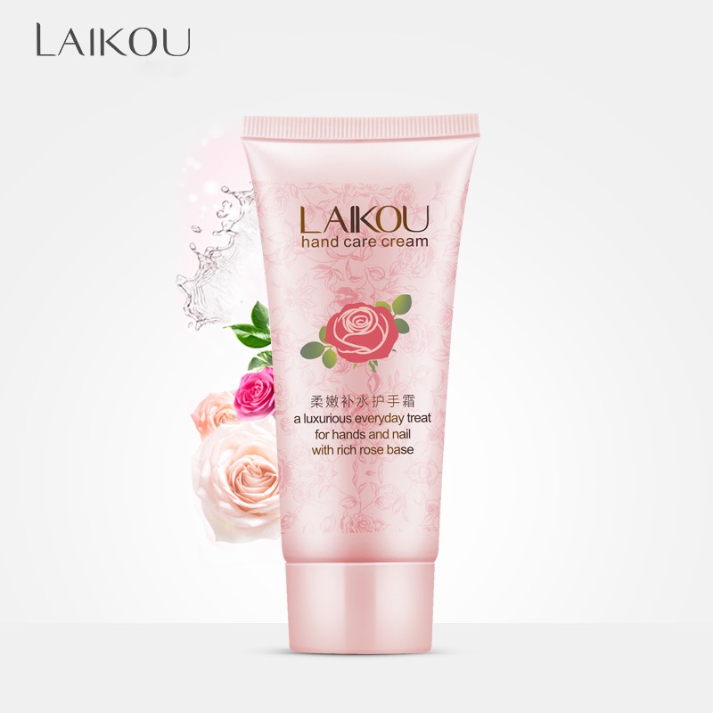 Kem Dưỡng Da Tay LAIKOU Chiết Xuất Hoa Hồng Chống Nếp Nhăn Làm Mịn Da 60g | BigBuy360 - bigbuy360.vn