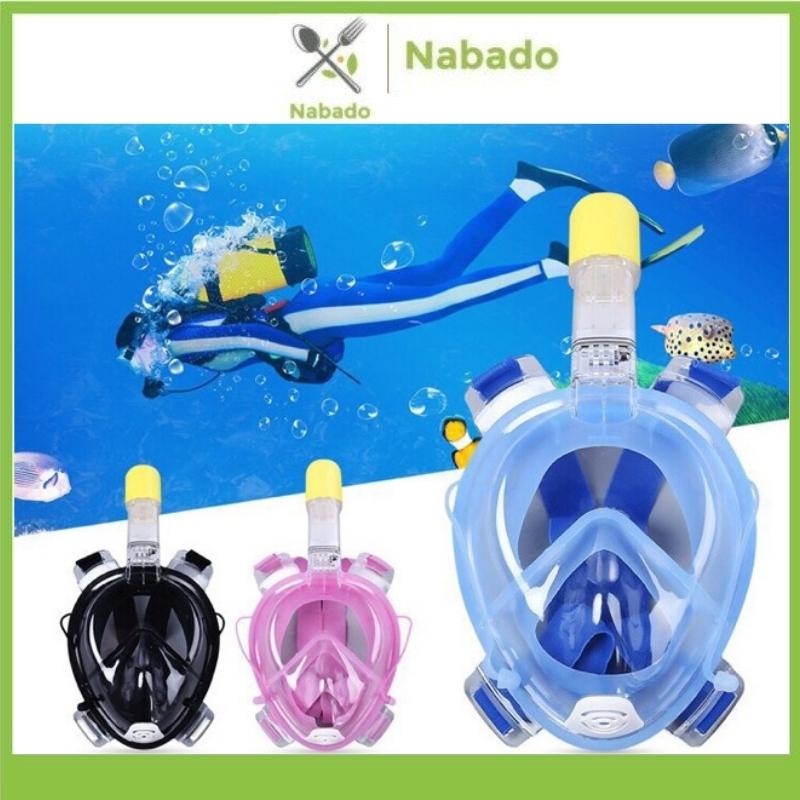 Mặt nạ lặn biển mặt nạ bơi full face mẫu mới 2022