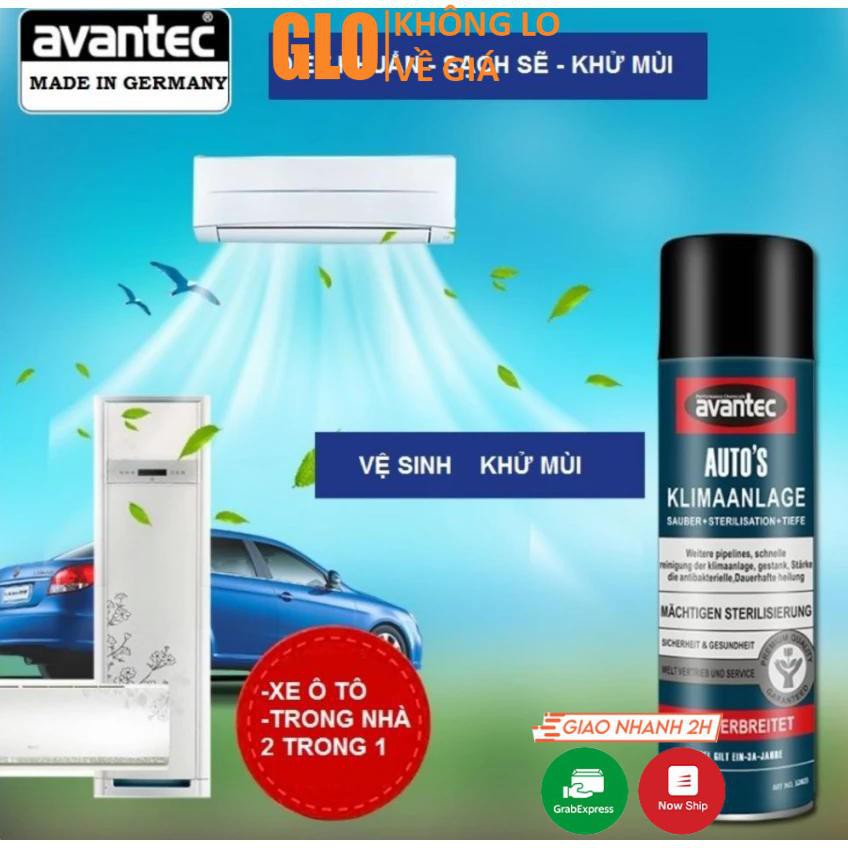 Chai Xịt Vệ Sinh Máy Lạnh Avantec 600ml