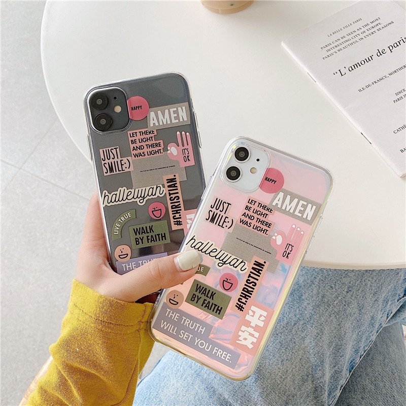 Ốp Điện Thoại Điện Thoại Điện Thoại In Chữ Xinh Xắn Cho Iphone 11 11pro 11pro Max Xr Xs Xsmax 6 6s 7 8 6plus 7plus 8plus | BigBuy360 - bigbuy360.vn