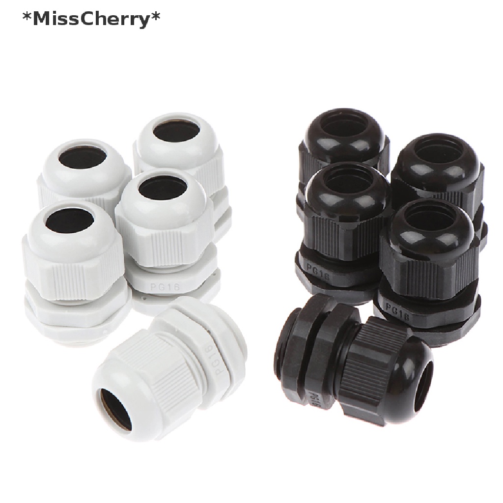Bộ 5 Đầu Nối PG16 Bằng Nhựa Chống Thấm Nước Đường Kính 9-14mm Chuyên Dụng