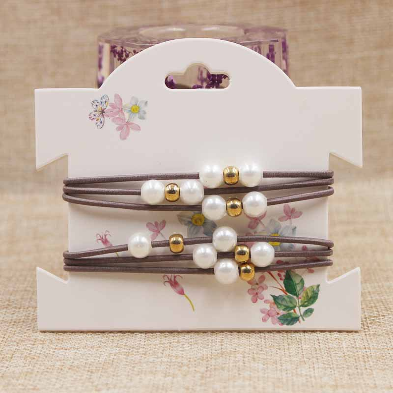 100Pcs color prints Necklace Colored earrings set suitable for Decorative Hair Cards Hair Strap