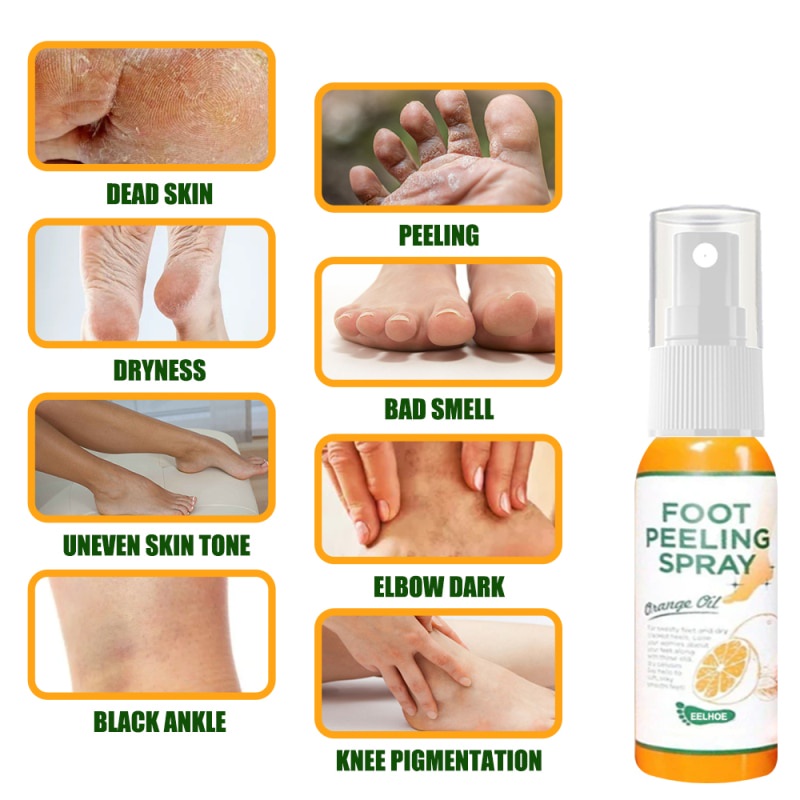 Chai Xịt Tẩy Tế Bào Chết Cho Da Chân 30ML
