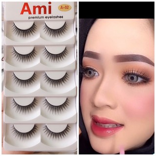 Lông Mi Giả Ami A02 5 cặp Cao Cấp