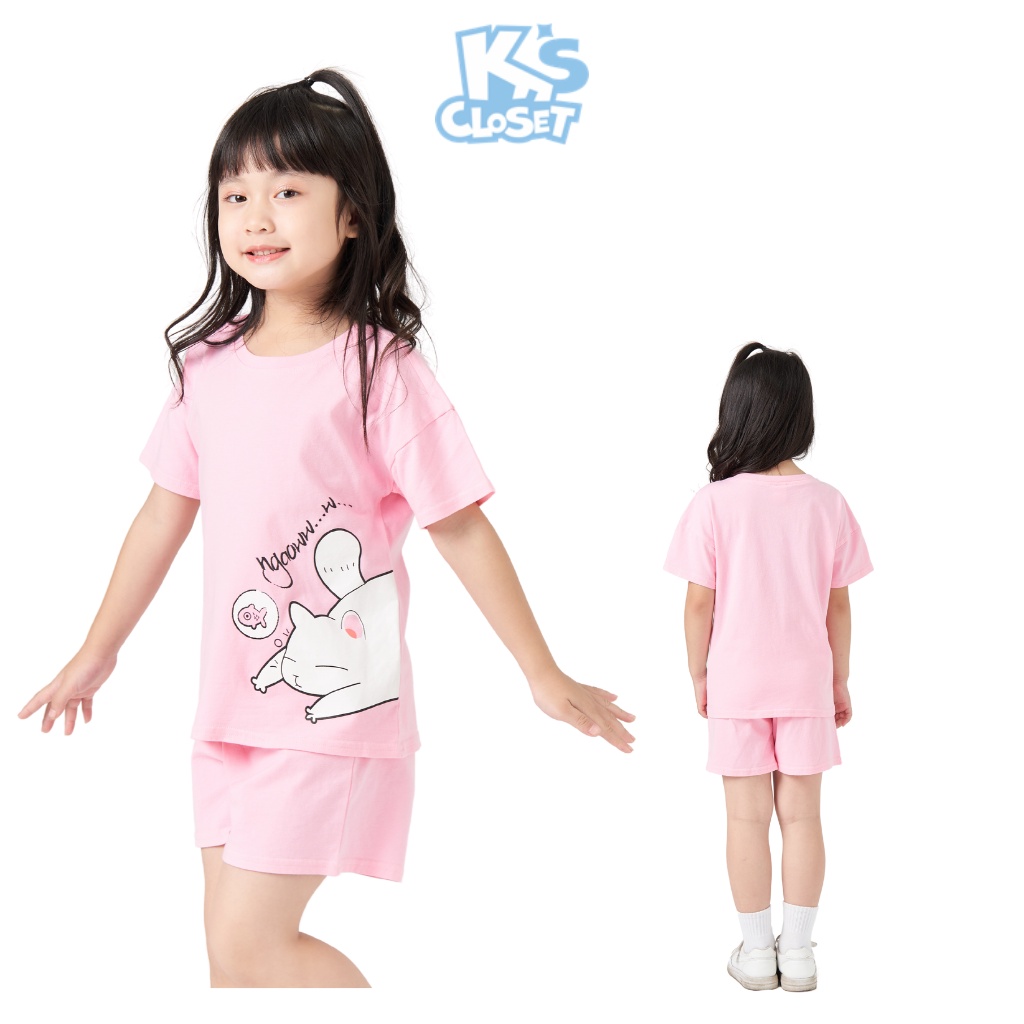 Bộ Quần Áo Cộc Tay Cho Bé Gái  K's Closet E078ONS, E109ONS TMMN