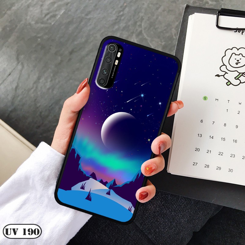 Ốp lưng nhám viền dẻo Xiaomi Mi Note 10 Lite