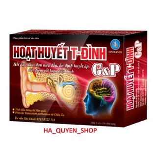Hoạt huyết t đình G&P - Hết đau đầu, đau nửa đầu, rối loạn tiền đình