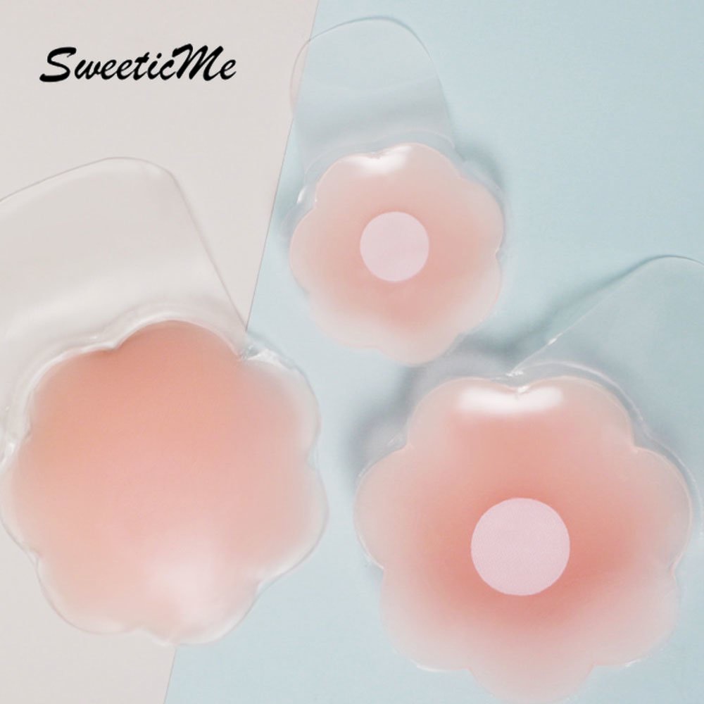 1 Cặp Miếng Silicone Dán Nâng Ngực Tái Sử Dụng Được SweeticMe