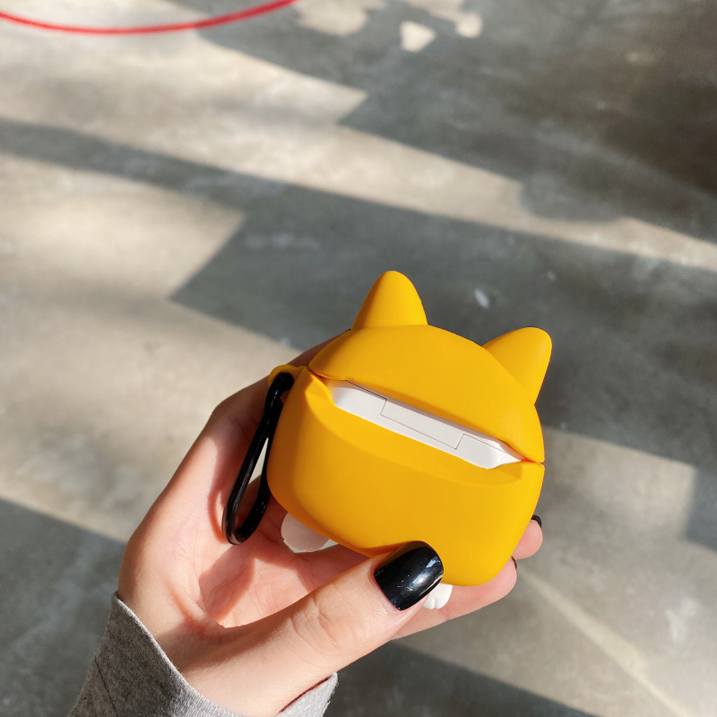 Ốp Bảo Vệ Hộp Đựng Tai Nghe Airpods Hình Chó Corgi Đáng Yêu Cho Huawei Freebuds 4i