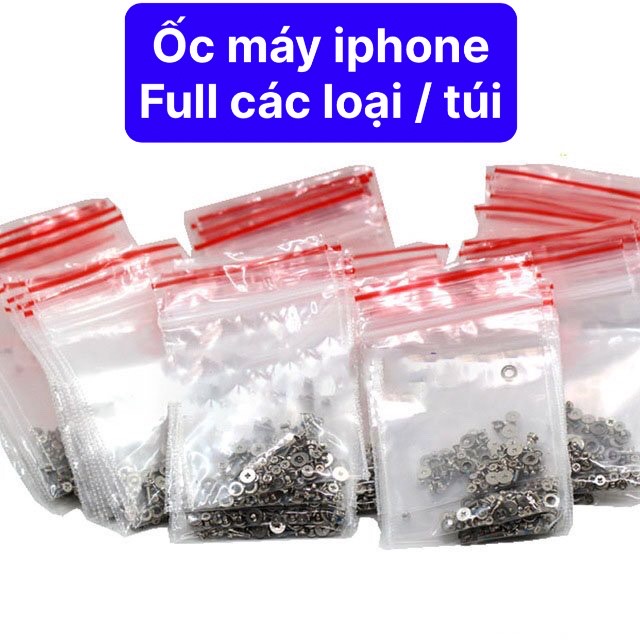 Trọn bộ ốc máy thay thế IPHONE 7P/ 8P/ X/ XSMAX/ 11 PROMAX/12/12pro/12prm/13